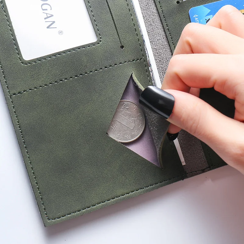 Женский винтажный матовый кошелек, женский кожаный бумажник с бантиком, кошелек с защелкой для монет, сумка для телефона, бантик, мульти-карта, держатель для карт, кошелек для женщин