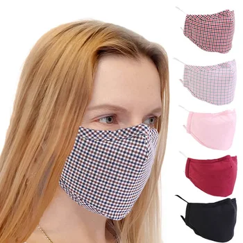 

Cotton PM2.5 Mouth Mask Anti Pollution Mask With Filter Paper Dust Respirator Washable Reusable Masks Mouth Muffle In Stock