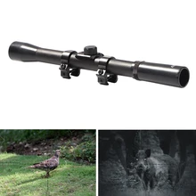 Mira telescópica portátil para rifle de caza, Binocular de aleación de aluminio, Airsoft, óptica para caza al aire libre, Camping y caza, 4x20