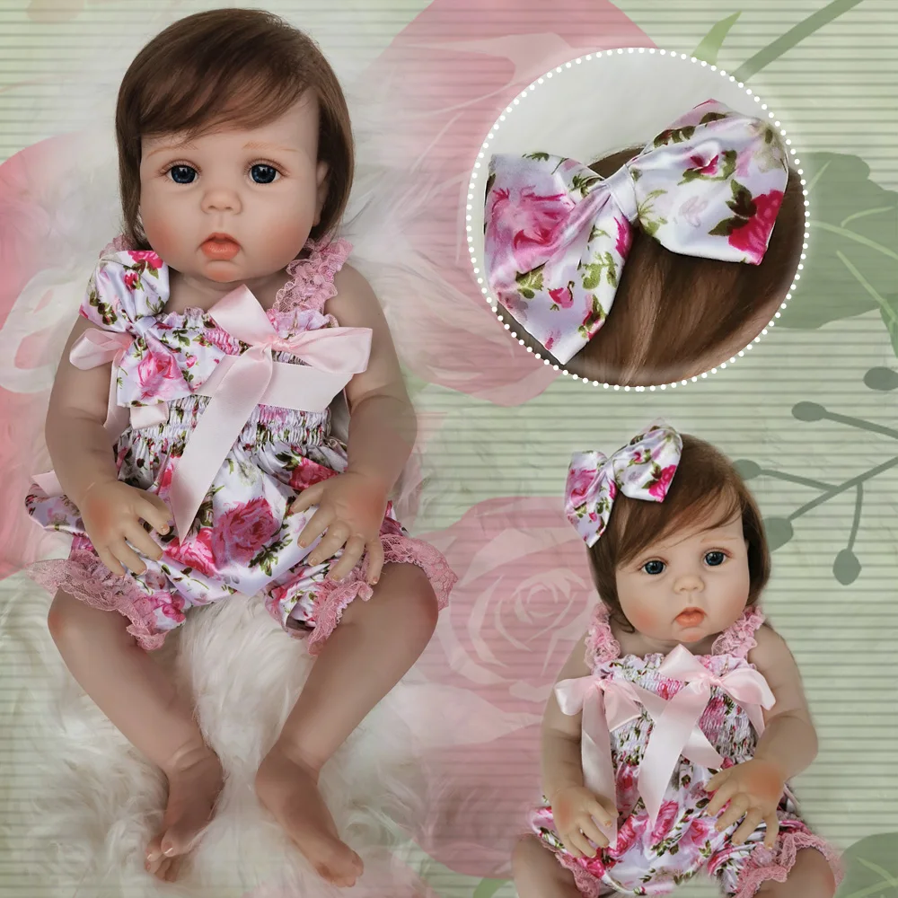 OtardDolls Bebe Детские Reborn Baby Doll 20 дюймов 50 см Силиконовые Винил Bebe Кукла Новорожденный очаровательны реалистичные для детей ясельного возраста для подарка Быстрая