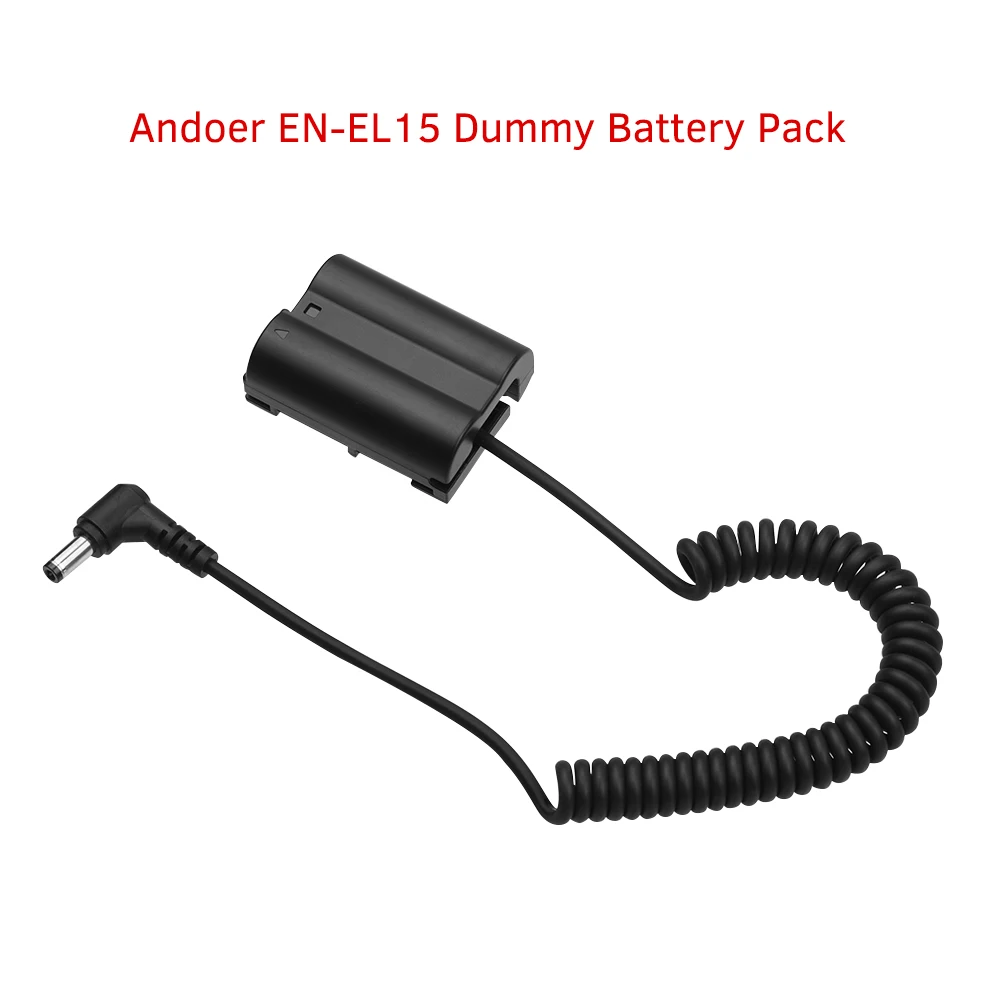 Andoer EP-5A EN-EL14 муляж батарейный блок DC соединитель пружинный кабель Замена батареи для Nikon D3100 D3200 D3300 D3400