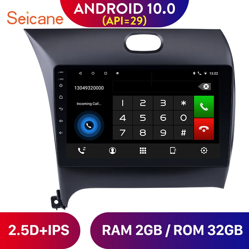 Автомобильный мультимедийный плеер Seicane 9 дюймов Android 10 0 GPS навигация стерео Bluetooth