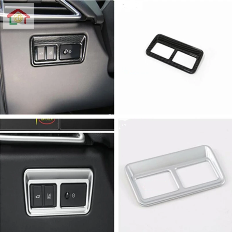 For Jaguar F-Pace / E-Pace 2017 - 2020 ABS Head Lights Lamp Trunk Box Switch Button Molding Cover Kit Trim | Автомобили и
