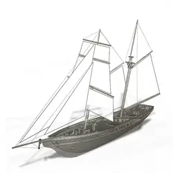 Деревянные Парусные корабль модель DIY Наборы сборки 1: 70 декоративная игрушка подарок
