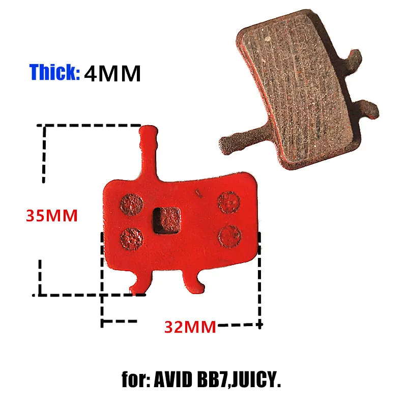 ceramic bicycle disc brake pads