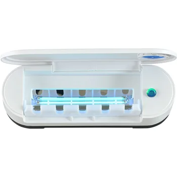 

Toothbrush Holder Sterilization Lamp Ultraviolet Sterilization Toothbrush Household USB Smart Timing Hole-Free Sterilizer