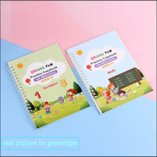  29 in 1 Magice Practice Copybook Kids Grooved Handwriting Book  Groovd Hand Writing Learning Activities Alphabet Tracing Letters Preschool  Workbook Age 2 3-5 6 Kindergarten Must Haves : Office Products