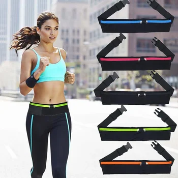 

1 PC Sports Bag Pocket Waist Bag Running Reflective Safty Jogging Portable Waterproof Cycling Bum Bag Outdoor Pack Belt Bags Hot