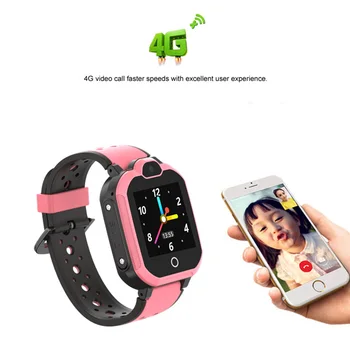 

Kids 4G Smart Watch GPS Locator Dual-Core Alarm Bluetooth WiFi for Children Gift DQ-Drop