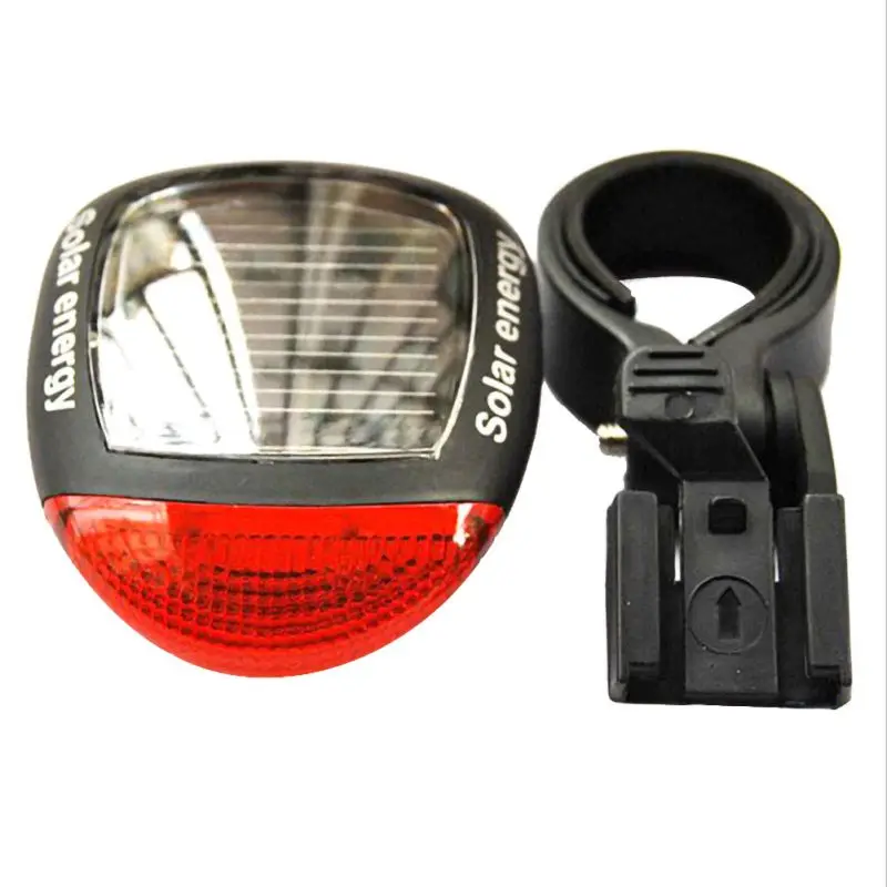 Solar charging bike riding mountain bike taillights solar warning lights UP