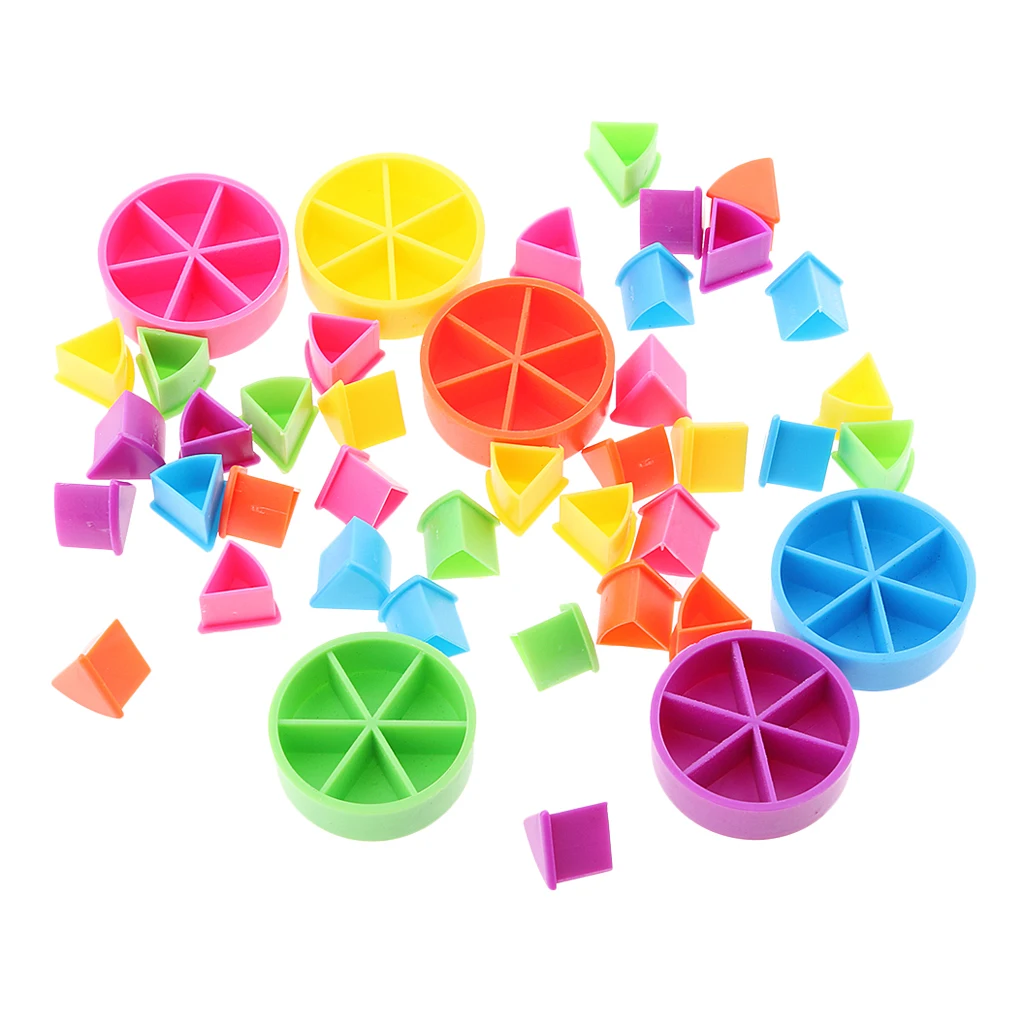 42x Trivial Pursuit Game Pieces Pie Wedges Set Kids Intelligent Development