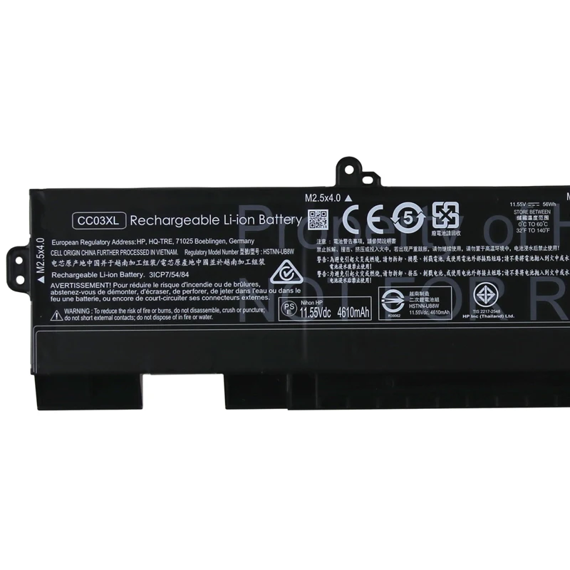 Kede CC03XL Батарея для hp HSTNN-UB8W CC03XL 11,55 V 56Wh
