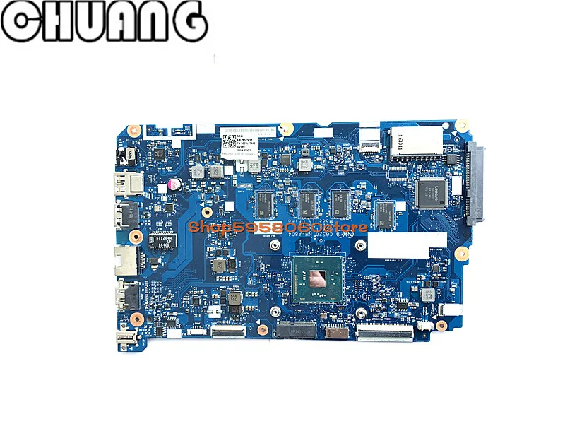 Материнская плата для ноутбука Lenovo 110-15IBR с процессором N3710 4 Гб ОЗУ FRU 5020L77436 CG520 NM-A804
