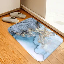 Напольный коврик для кухни, коврики для гостиной, дверной коврик для входной двери, декор для ванной комнаты, мраморный узор, напольный коврик для кухни, Противоскользящий коврик@ 5