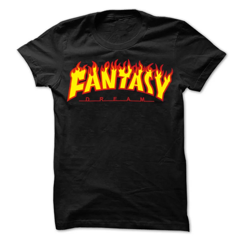 Fansty Пламя странные вещи футболка с принтом для женщин гранж хипстер унисекс мужские черные футболки ведьма готика женские Топы Одежда - Цвет: Fansty