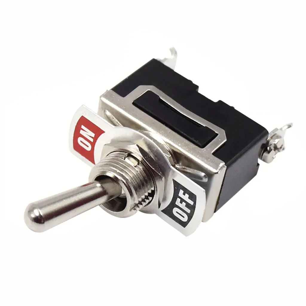 Рычажный переключатель кулисный переключатель SPST 2 штифта/12 V 24V 220V 230V 5 шт