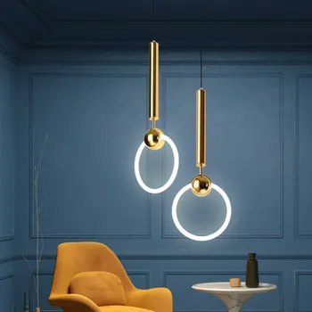 

Modern Ring Pendant Lamp Lights Hanging Lamp Hanglamp Light Fixture Modern Hanging Ceiling Lamps Chandelier Lighting WF1010