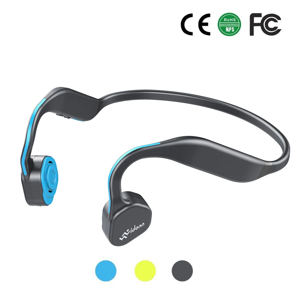 Prezzo Vidonn F1 Conduzione Ossea Trasduttore Auricolare Delle Cuffie Bluetooth 5.0 di Titanio Orecchio Aperto Senza Fili Sport Auricolare