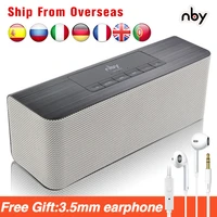 nby 5540 Portable Bluetooth Speaker FM Radio Wireless Sub woofer Loudspeaker 3D Stereo Boombox Dual Speakers Computer Bass TWS 1