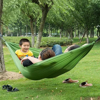

2018 Hot Nylon Parachute Hammock sleeping bag Camping Survival Garden Hunting Leisure Hamac Travel Double Person
