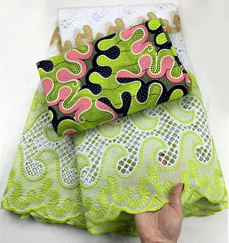 

swiss voile lace in switzerland ankara african wax print fabric african fabric 2.5+3yards swiss lace fabric for dress MZ-A5