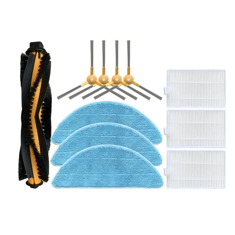 

HEPA Filter Main Roll Brush Side Brush Mop Cloth Rags for Looxy E30 Robotic Vacuum Cleaner Spare Parts Accessories Replacement