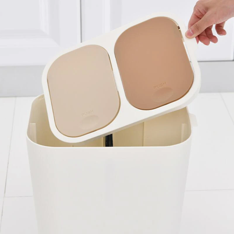 Классификация мусорная урна пластиковые ведра для мусора контейнер кухня ванная комната гостиная спальня 3 цвета