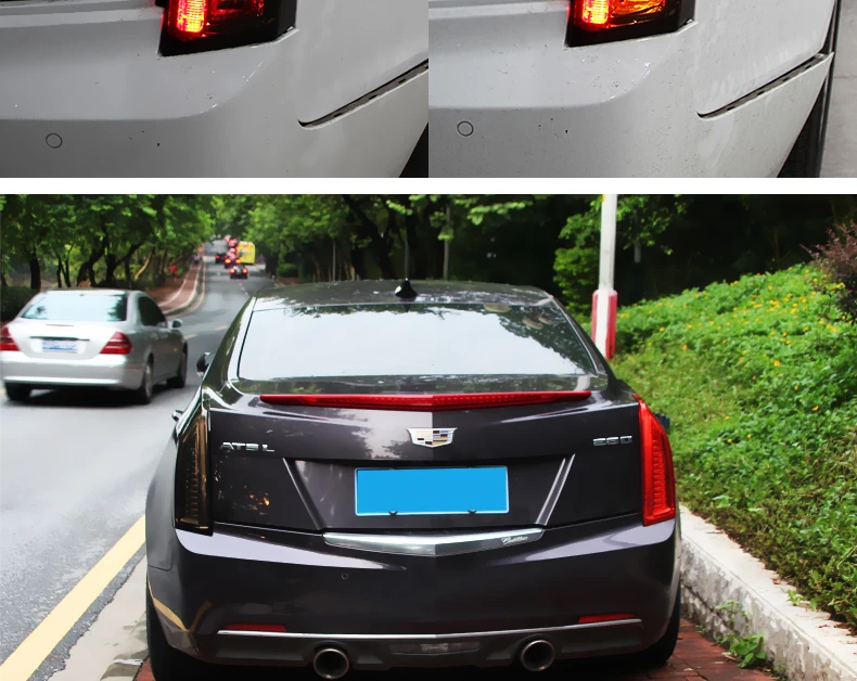 Автомобильный Стайлинг для Cadillac ATS задний светильник s- для Cadillac ATS светодиодный задний фонарь+ сигнал поворота+ тормоз+ задний светодиодный светильник