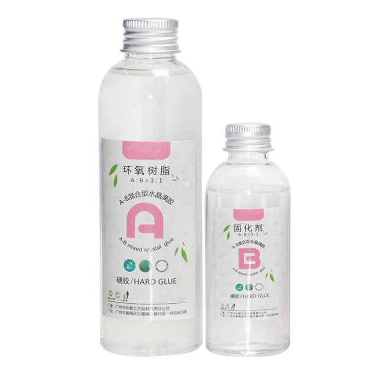 

2.5:1 Volume Crystal Glue Tool Transparent No Whitening Epoxy 100G J99Store