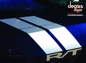 

For x2 Dodge Challenger RT Hood Fender Stripes Graphics Vinyl Decal Hemi ANY R/T CARS