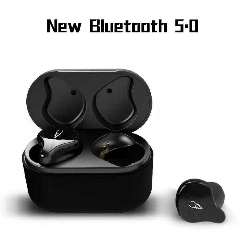 5,0 Bluetooth Наушники Профессиональные Мини 3D стерео звук Невидимый настоящий беспроводной водонепроницаемый спортивные наушники с зарядным ящиком розовый - Цвет: X12Pro-Starry sky