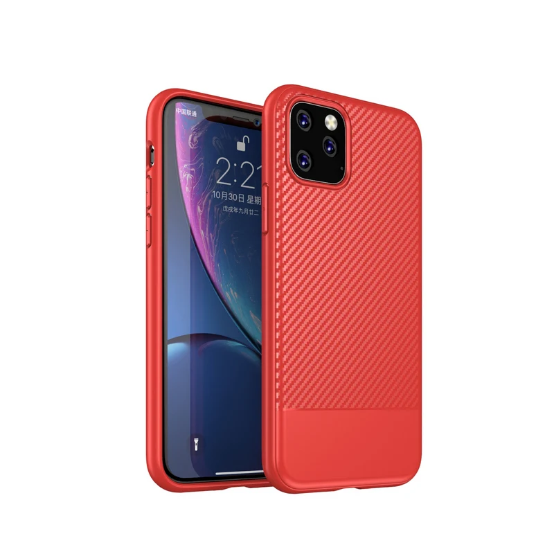Чехол для iPhone 11 Pro Max, чехол для Apple iPhone 6 7 8 Plus X XS MAX XR, противоударный чехол для защиты телефона, чехол для мужчин - Цвет: Red