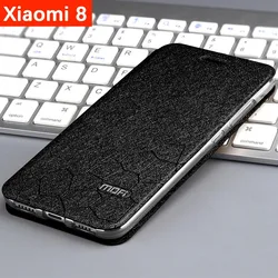 Luxurious Glitter Flip Leather Stand Case - Full Coverage TPU Back Cover for Case and glass film (Black)