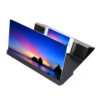 

12 Inch Mobile Phone Screen Amplifier HD Optical Technology Easy To Operate Energy Saving In TPU+Wood For All Mobile Phone