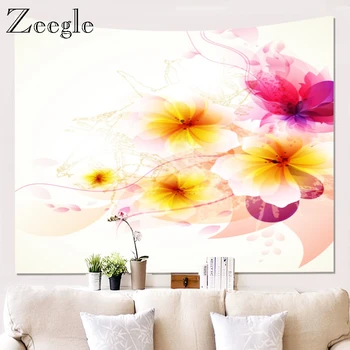 

Zeegle Mandala Flower Tapestry Beach Towel Yoga Mat Blanket Table Cloth Hanging Tapestry Bedspread Door Curtain Background Cloth