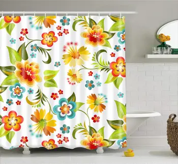 

Modern 3D Simple Abstract Geometric Pattern By The Points Small Wave Damask Waterproof Shower Curtain Curtains Douchegordijn