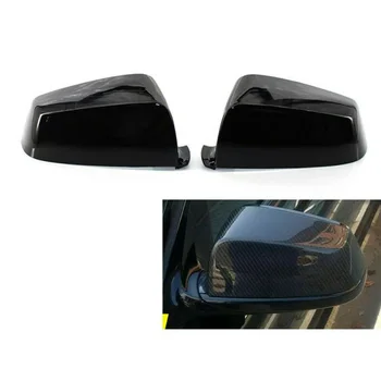 

2pcs ABS Gloss Black Side Mirror Cover Cap For BMW E60 E61 F10 F11 F01 F02 08-13