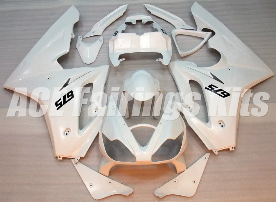 

New ABS Injection Mold Motorcycle Fairings Kit Fit for Triumph Daytona 675R 675 2006 2007 2008 06 07 08 All white