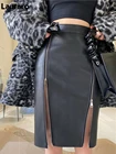 leather pencil skirt