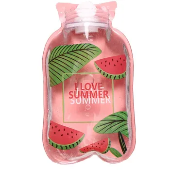

Cute transparent hot water bag warm cartoon manual heater filled with mini explosion-proof portable