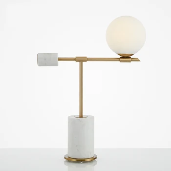 

Nordic Minimalism Art Deco Table Lamp Modern Table Lamps for Living Room Glass Bedside Desk Lamp Stand Light Fixtures Luminaria
