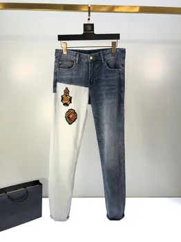 

WW5250 Fashion Men's Jeans 2020 Runway Luxury famous Brand European Design party style Men's Clothing