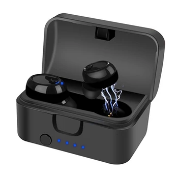 

TWS Wireless Earphone 5.0 Bluetooth Earbuds Noise Canceling Sweatproof Sports Headset for iPhone Xiaomi