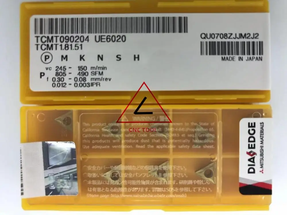 

TCMT 090204 UE6020 10 шт. оригинальная Поворотная вставка DIAEDGE