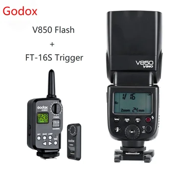 

Godox V850 GN58 Speedlight with Rechargeable Li-ion Battery Speedlite Flash Light for Canon Nikon with FT-16S Trigger