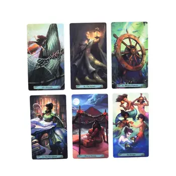 

78pcs Tarot Cards Full English Oracle Deck Divination Family Party Board Game