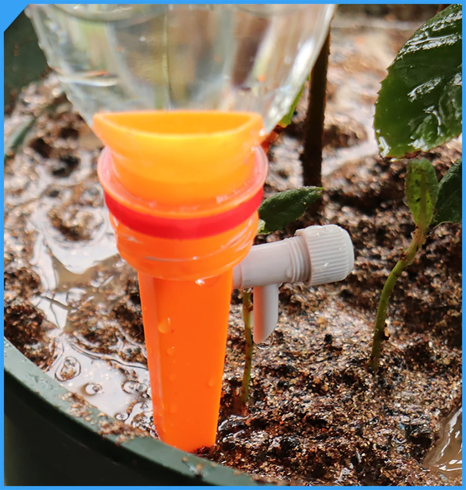 H630c316244c44455843035b781c8cecaQ Drip irrigation garden watering system automatic Dripper water Artifact Travel essentials plant flower Potted plant Waterer