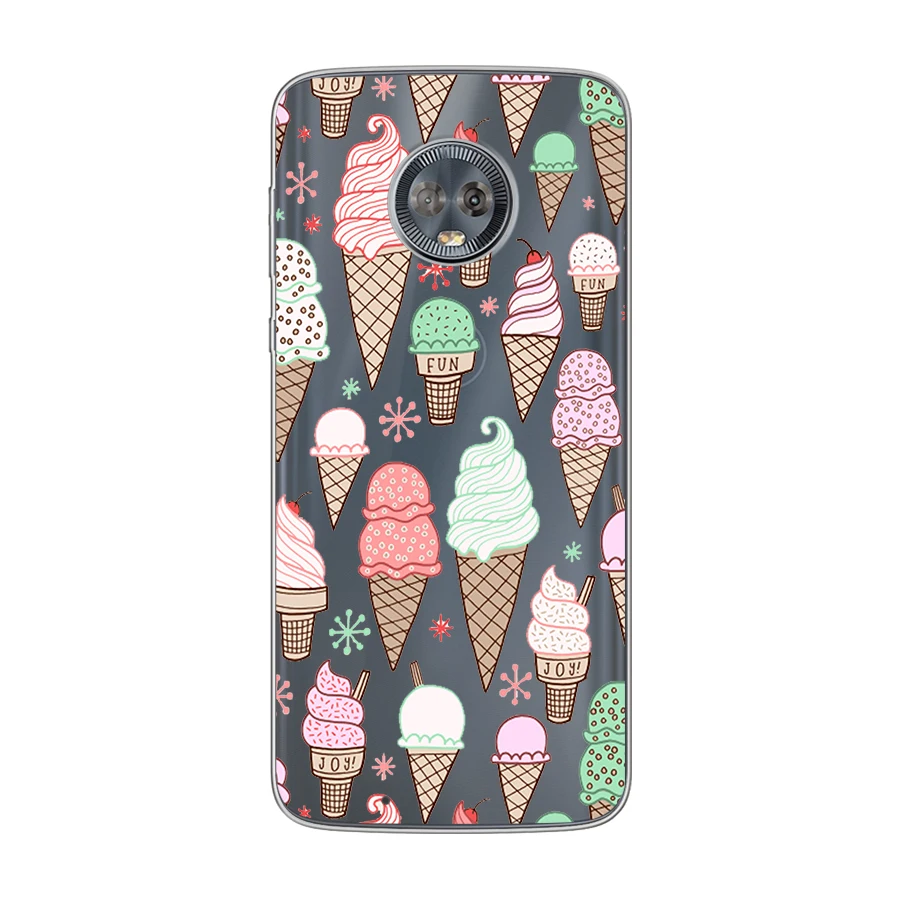 Ciciber для Motorola Moto C Z2 Z3 ONE G4 G5 G5S G6 P30 E3 E4 E5 Plus Play Power X4 M мягкая задняя крышка прозрачные