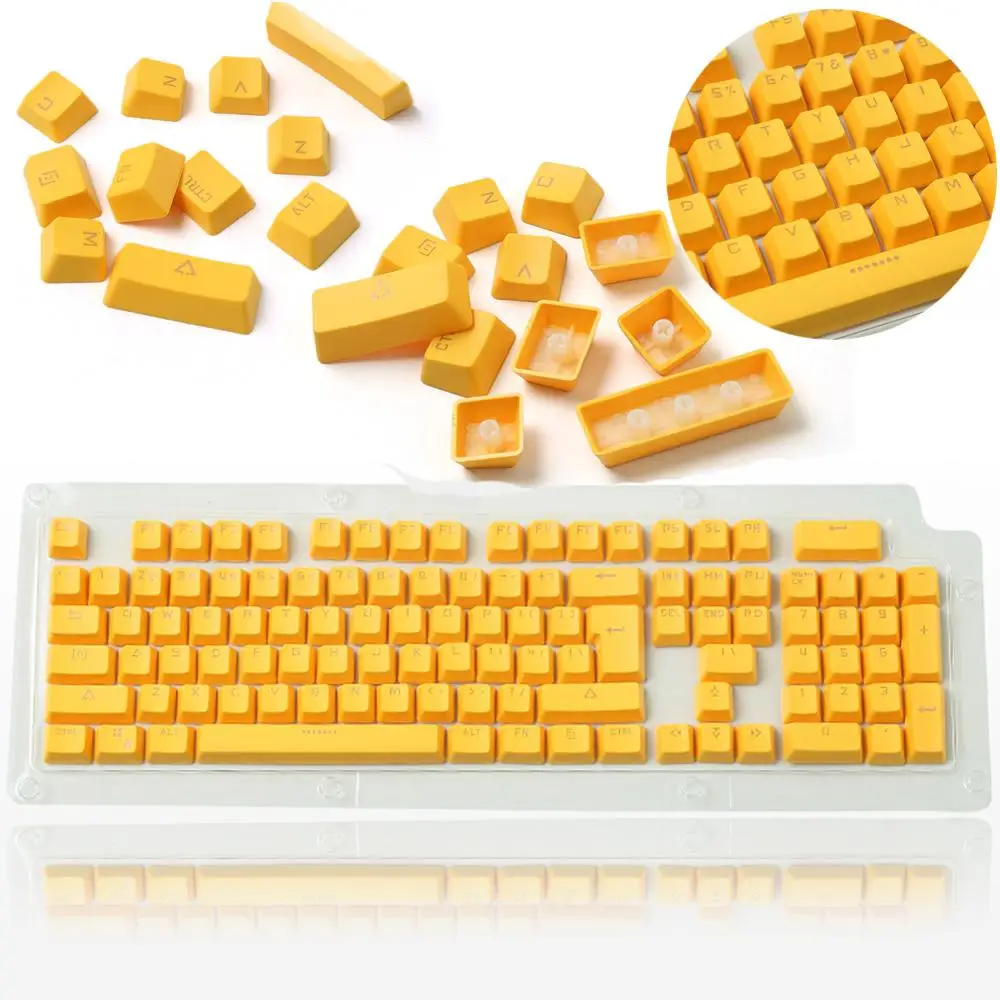 104 Keys PBT Miami Double Color Backlight Keycap Universal Column For Ikbc Cherry MX Annie Mechanical Keyboard
104 Keys PBT Miami Double Color Backlight Keycap Universal Column For Ikbc Cherry MX Annie Mechanical Keyboard