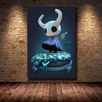

Hollow Knight Poster Hot Video Game Posters and Prints Canvas Painting Wall Art Decoration for Living Room Home Cuadros Decor